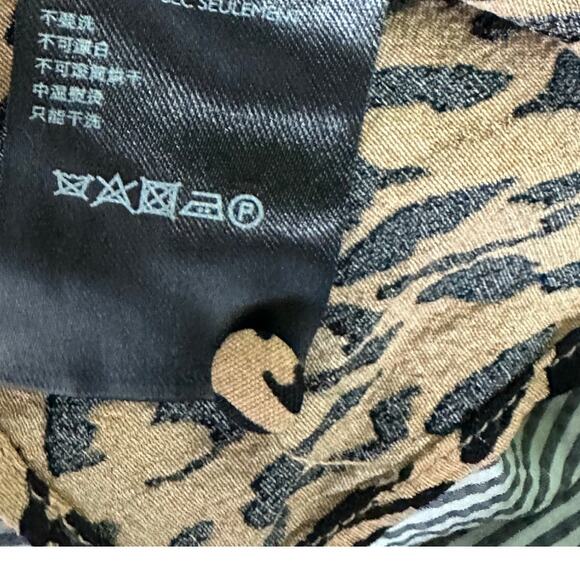 Anthropologie Leopard Print Short Sleeves Midi Dress size XS - Picture 6 of 16